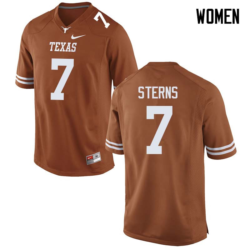 Women #7 Caden Sterns Texas Longhorns College Football Jerseys Sale-Orange